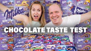 Milka Chocolate Taste Test & Review / SO MUCH CHOCOLATE!