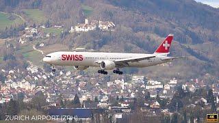 25 MINUTES MORNING ACTION |  Zurich Airport Plane Spotting (ZRH/LSZH) | 4K