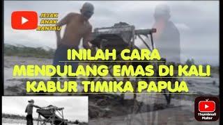 Cara mendulang emas ditimika papua JEJAK ANAK RANTAU#perjuangandalamperjalanan#jejakpetualangtrans7