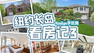 【Lin’s Vlog】纽约长岛看房记3  Roslyn学区房|House hunting in Long Island