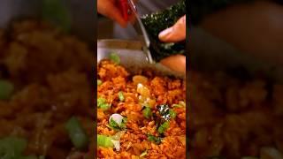 Let’s make super easy and delicious kimchi stir-fried rice! #cooking