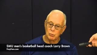 SMU men's basketball head coach Larry Brown