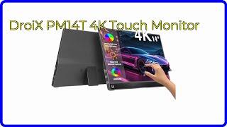 REVIEW (2024): DroiX PM14T 4K Touch Monitor. ESSENTIAL details.