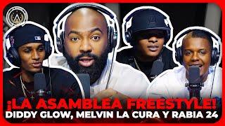 ¡BATALLA DE FREESTYLE! DIDDY GLOW, MELVIN LA CURA Y RABIA 24.