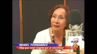 Mabel Fernández en CHV Noticias, 2010