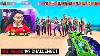 1 IMMORTAL vs 9 SILVERS EXTREME CHALLENGE | VALORANT INDIA