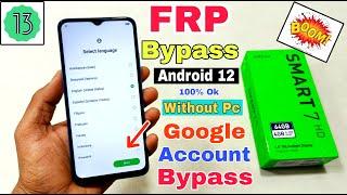 Infinix Smart 7 HD FRP Bypass Android 12 | Infinix (X6516) Google Account Bypass Without Pc |