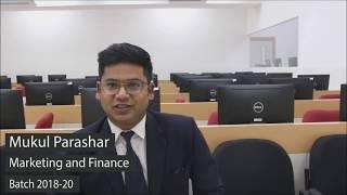 International Placements at SIDTM Pune - Mr. Mukul Parashar, Batch (2018-2020)