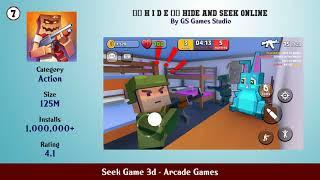 Top 10 Seek Game 3d Android Games