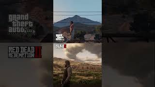 GTA 5 Enhanced vs RDR 2. Graphic Comparison 2
