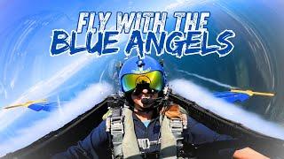 How I Flew With The Blue Angels - F-18 Super Hornet Flight Footage, Story, and FAQs!