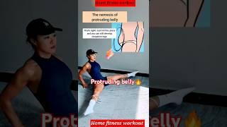 Exercise a women nemesis protruding belly .#sorts #shortvideo #viralvideo #homefitnessworkout #yt