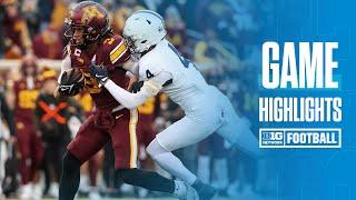 Penn State at Minnesota | Highlights |  Big Ten Football | 11/23/2024