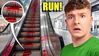 IF YOU SEE BLOOD in an Abandoned Mall, run.. (it’s a trap)