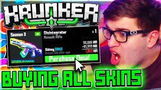 Buying EVERY Skin I Die to In Krunker.io! (So Hard..)