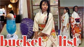 Making our first Kimono's, a cute Retro cafe and open mic  ️|Summer Bucket list