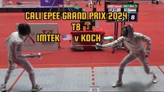 [T8] Samuel IMREK  v Mate Tamas KOCH  l Cali Epee Fencing Grand Prix 2024