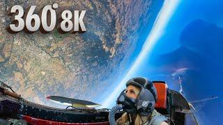 360° Extreme Fly Over Bay Area in HIGH G-FORCE Top Speed - Jet Fighter VR w/ Lt. Jessica Burch