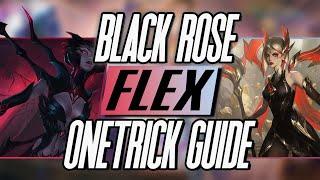 How to ONE TRICK Black Rose Flex to CLIMB RANKED | TFT SET 13 Guide Patch 14.23b