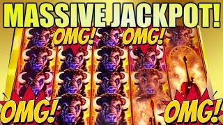 HUGE JACKPOT! OOPS I DID IT AGAIN!  BUFFALO ASCENSION Slot Machine (ARISTOCRAT)