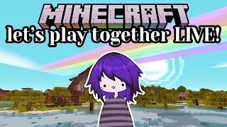 Let's play some Minecraft together :3 Cozy hangout! 。.:*:･'(*⌒―⌒*)