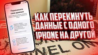 Как ПРАВИЛЬНО перекинуть данные с iPhone на iPhone? ЗА 5 МИНУТ!