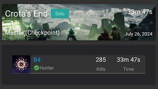 Solo Master Crota | Echoes