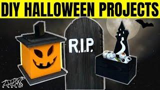 3 easy DIY Halloween Woodworking Projects #halloween #diy