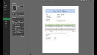 Simple Invoice Template for Freelancers Excel