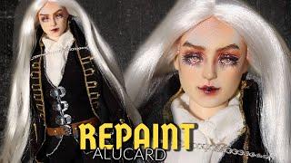 REPAINT ! Alucard Castlevania OOAK Aliexpress Custom Doll Tutorial •JackyOhhh