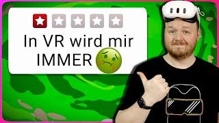 Keine Übelkeit mehr in der Virtual Reality!