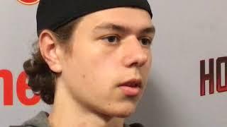 Albert Johansson, Red Wings’ second-round pick, breaks down game