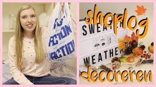 ACTION SHOPLOG HERFSTDECORATIE (kamer decoratie)