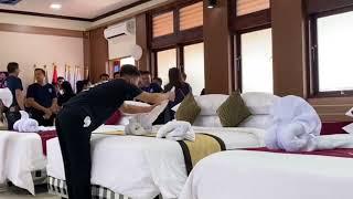 The winner of Making Bed #housekeeping