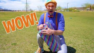 Blippi Opens SURPRISE Boxes | Learn to Count 1 to 10 with 123 Boxes | Learn With Blippi | For Kids