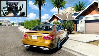 Mercedes E63 AMG V8 Biturbo - American Truck Simulator - Logitech G29 Setup + Handbrake