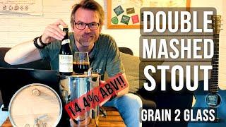 How to brew a Double Mashed Imperial Stout from Grain to Glass   recipe video