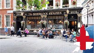 Walking around Downing Street ,The Sherlock Holmes Pub , Embankment London by Ghost Walker