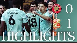 Match Highlights: Walsall vs Swindon Town