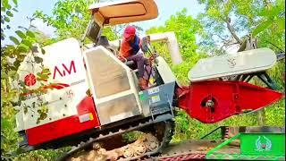 Hetia to medinipur dhan katte ।। Gam harvester machine