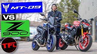 Yamaha MT-09 vs Kawasaki Z900! Which Naked Bike Is KING?