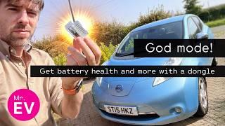 Unlock God mode in your EV! Find out battery health and do proper route planning with an OBD dongle