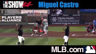 ️  Miguel Castro - MLB the Show 24 vs Real Game Pitching Motion