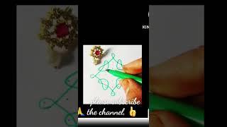 #easy #easykolam /7×1 dots#festive #ytshorts #diwalispecial #trending #simple way..