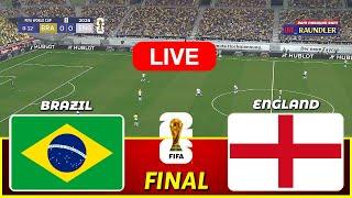 Brazil vs England - FIFA World Cup 2026 FINAL || Live Football Match | PES 21