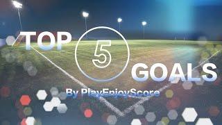 PES 2017 TOP 5 GOALS OF THE WEEK #3 by PlayEnjoyScore (PRO EVOLUTION SOCCER 2017 PS4)