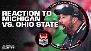 REACTION to The Game: Michigan defeats Ohio State (@HomeDepot) | The CFB Show