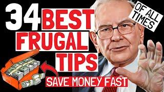 34 FRUGAL LIVING TIPS That REALLY WORK  Warren Buffett's Saving Money Habits