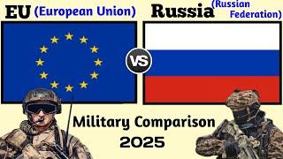 EU vs Russia Military Power Comparison 2025 | European Union vs Russia military power 2025