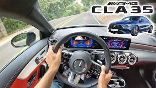 A Little Fun for a Lot of Cash // 2024 Mercedes-AMG CLA35 Drive Review (POV)